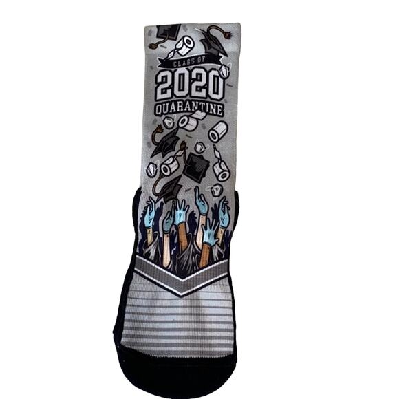 Class of 2020 Quarantine Socks Gloves Masks TP New - Picture 1 of 5